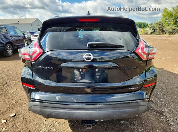 5N1AZ2MH5JN120835 2018 NISSAN MURANO Black Rear view