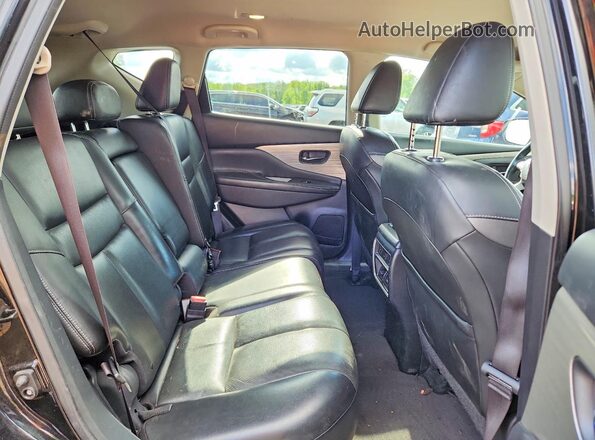 5N1AZ2MH5JN120835 2018 NISSAN MURANO Black Rear interior view
