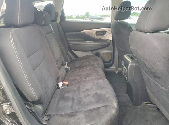 5N1AZ2MH5JN139210 2018 NISSAN MURANO Black Vista de los asientos traseros