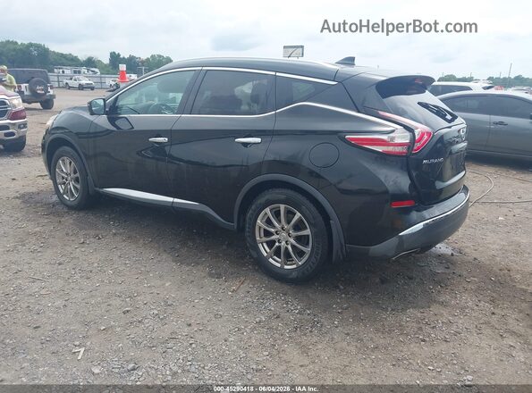 5N1AZ2MH6HN204155 2017 NISSAN MURANO Black უკანა მარცხენა