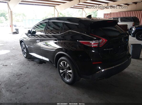 5N1AZ2MH6JN131987 2018 NISSAN MURANO Black უკანა მარცხენა