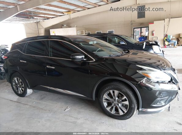 5N1AZ2MH6JN131987 2018 NISSAN MURANO Black უკანა სალონის ხედი
