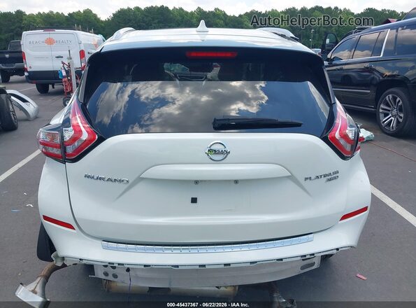 5N1AZ2MH6JN203822 2018 NISSAN MURANO White 