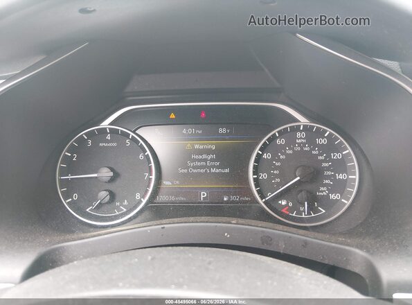 5N1AZ2MH7GN159967 2016 NISSAN MURANO Gray Rear seats view