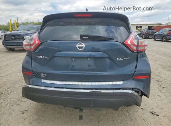 5N1AZ2MH7HN176169 2017 NISSAN MURANO Blue Vista trasera
