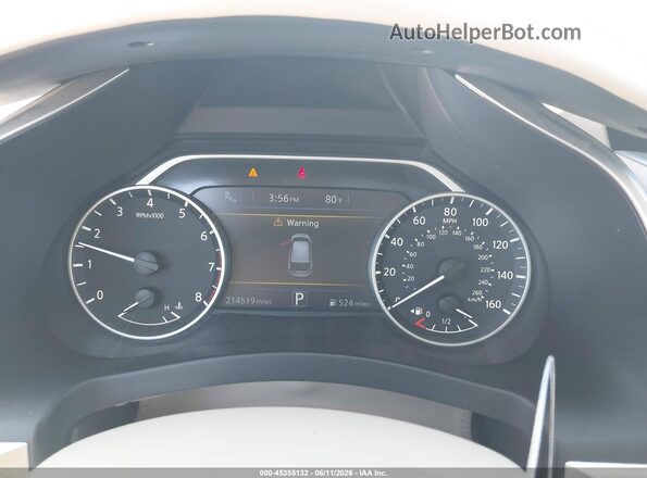 5N1AZ2MH7JN199103 2018 NISSAN MURANO White Հետևի նստատեղերի տեսք