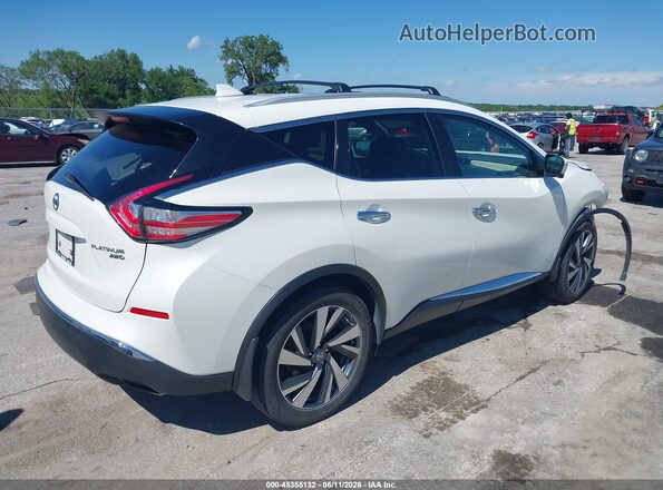 5N1AZ2MH7JN199103 2018 NISSAN MURANO White Հետևի աջ