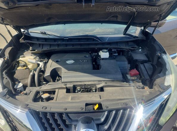 5N1AZ2MH8JN128458 2018 NISSAN MURANO Brown Rear interior view