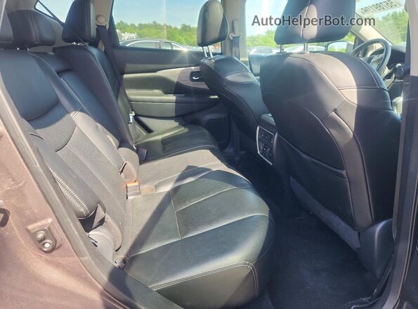 5N1AZ2MH8JN128458 2018 NISSAN MURANO Brown Rear seats view