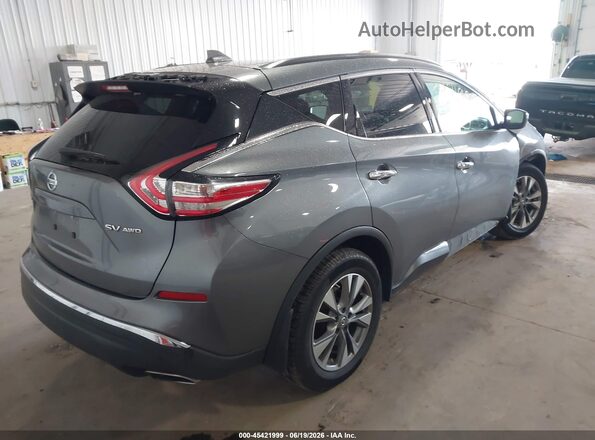 5N1AZ2MH9JN173764 2018 NISSAN MURANO Silver უკანა მარჯვენა