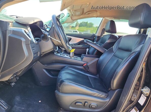 5N1AZ2MH9JN173814 2018 NISSAN MURANO Black Սալոնի դիմացի տեսք