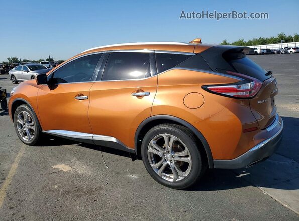 5N1AZ2MHXHN132697 2017 NISSAN MURANO Orange 