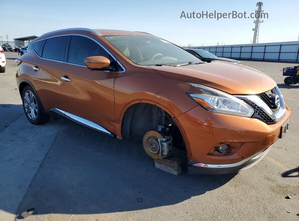 5N1AZ2MHXHN132697 2017 NISSAN MURANO Orange 