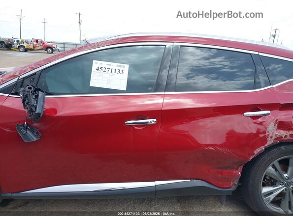 5N1AZ2MJ1KN158339 2019 NISSAN MURANO Maroon 360 interior view