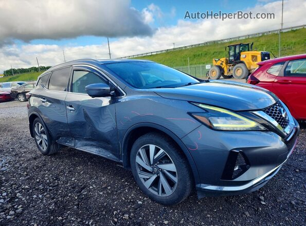 5N1AZ2MJ3KN106811 2019 NISSAN MURANO Серый Передняя правая четверть