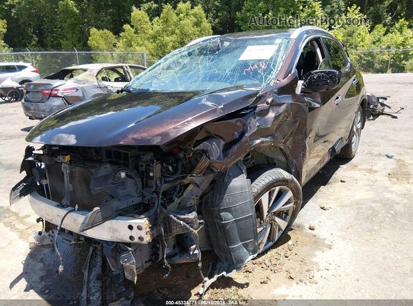 5N1AZ2MJ7KN166977 2019 NISSAN MURANO Maroon Դիմացի տեսք