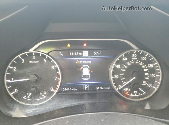 5N1AZ2MS0KN150807 2019 NISSAN MURANO Black Սարքավորումների վահանակի տեսք