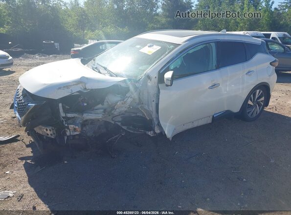 5N1AZ2MS2KN111443 2019 NISSAN MURANO Белый Передняя левая четверть