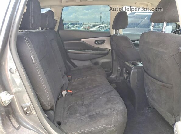 5N1AZ2MS2KN134804 2019 NISSAN MURANO Gray Rear seats view