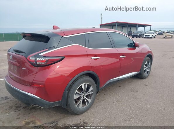5N1AZ2MS3KN142376 2019 NISSAN MURANO Red Tył prawy