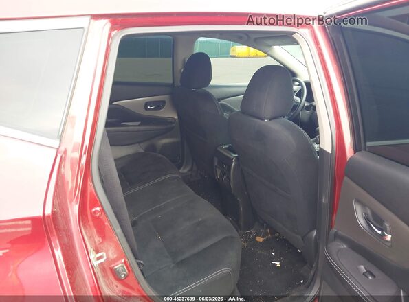 5N1AZ2MS3KN142376 2019 NISSAN MURANO Red Widok naklejki z numerem VIN
