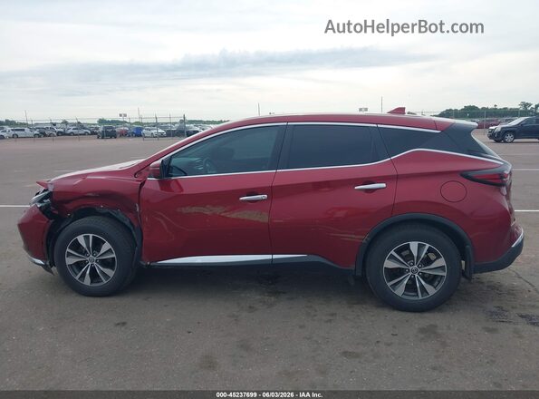 5N1AZ2MS3KN142376 2019 NISSAN MURANO Red Widok wnętrza 360 stopni