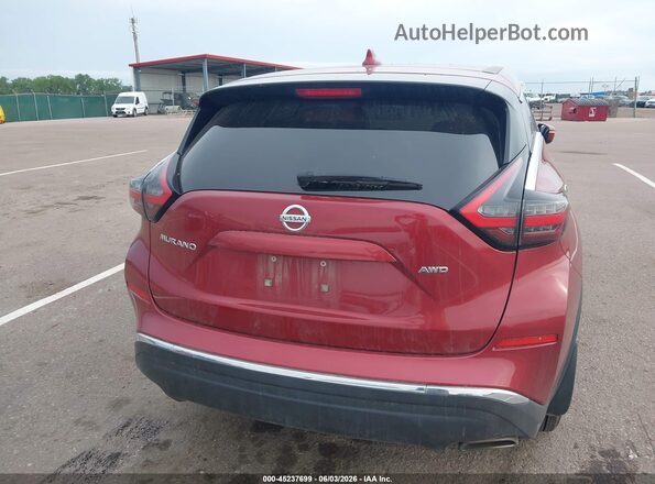 5N1AZ2MS3KN142376 2019 NISSAN MURANO Red 