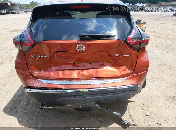 5N1AZ2MS6KN109419 2019 NISSAN MURANO Orange Vista frontal