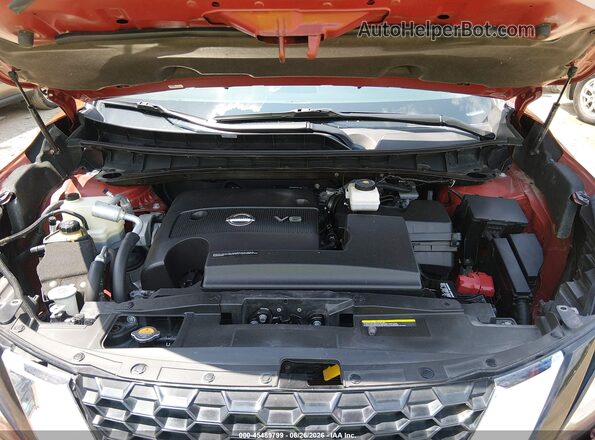 5N1AZ2MS6KN109419 2019 NISSAN MURANO Orange Vista trasera