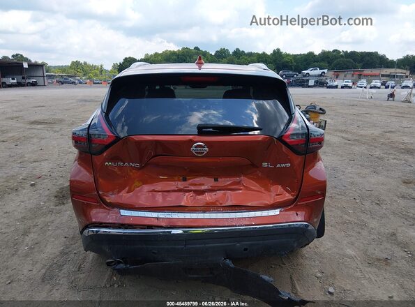 5N1AZ2MS6KN109419 2019 NISSAN MURANO Orange 