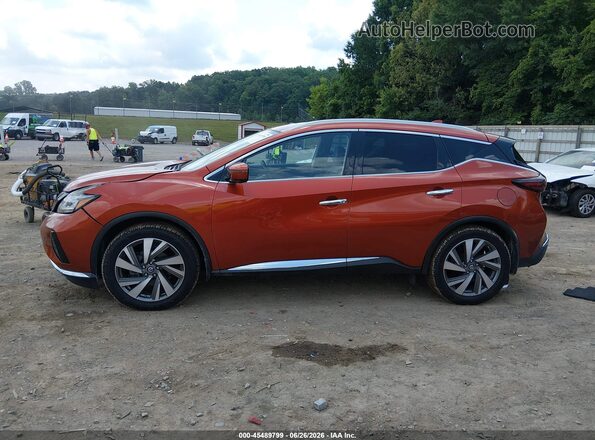 5N1AZ2MS6KN109419 2019 NISSAN MURANO Orange Vista interior de 360 grados