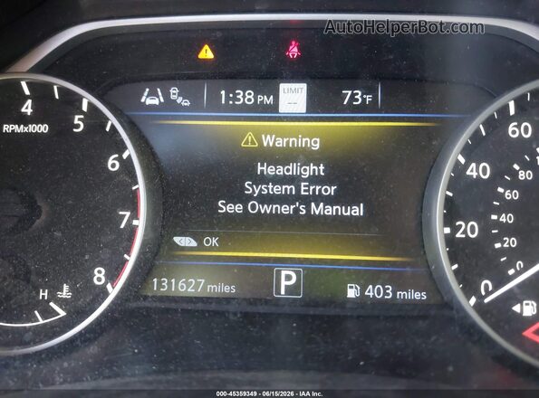 5N1AZ2MS6KN127208 2019 NISSAN MURANO White 