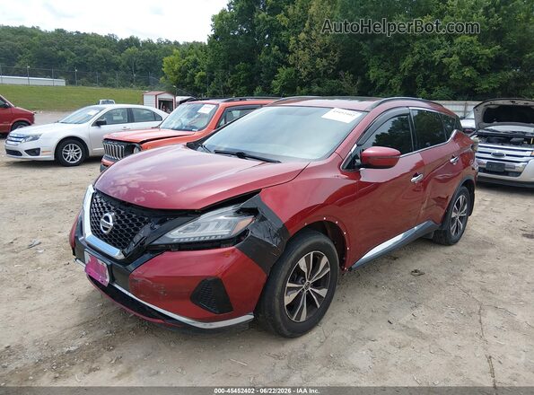 5N1AZ2MS6KN136863 2019 NISSAN MURANO Red Front left