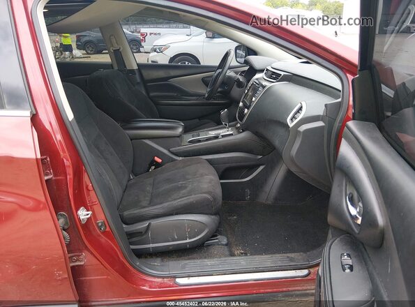 5N1AZ2MS6KN136863 2019 NISSAN MURANO Red Front interior view