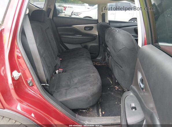 5N1AZ2MS6KN136863 2019 NISSAN MURANO Red VIN sticker view