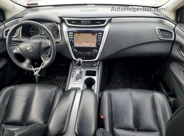 5N1AZ2MS7KN146236 2019 NISSAN MURANO White Առջևի վահանակի տեսք