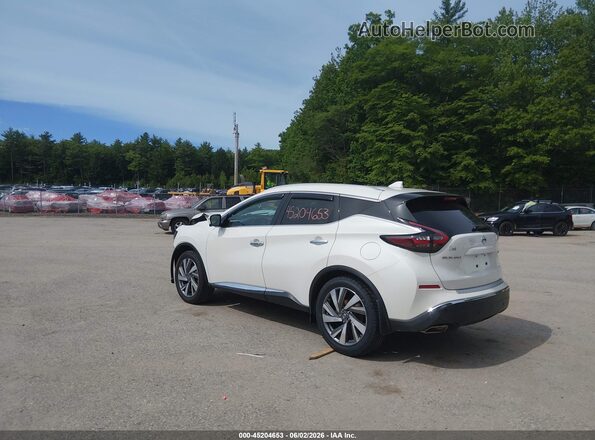 5N1AZ2MS7KN156782 2019 NISSAN MURANO White Trasero izquierdo