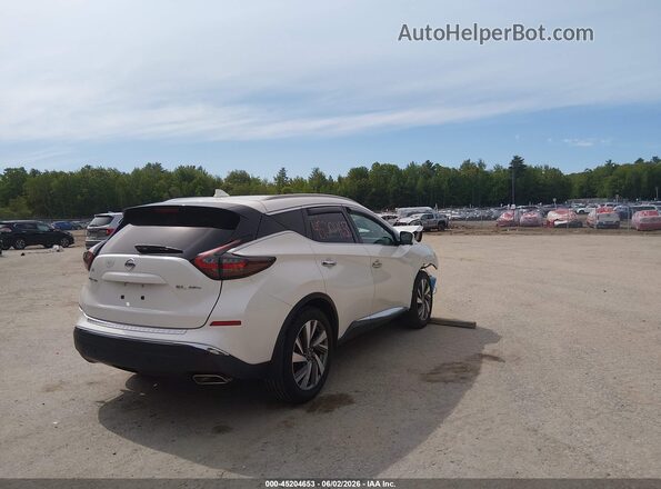 5N1AZ2MS7KN156782 2019 NISSAN MURANO White Trasero derecho