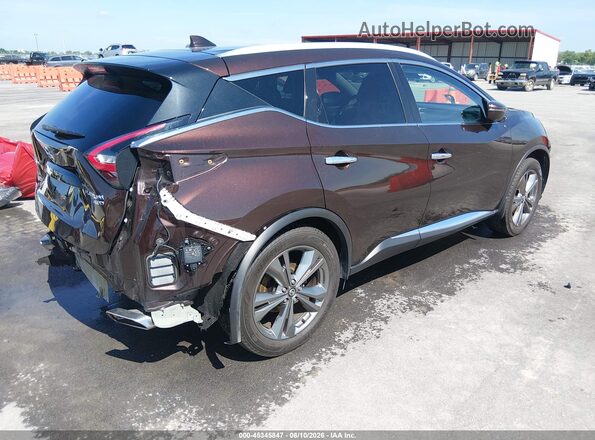 5N1AZ2MSXKN107141 2019 NISSAN MURANO Brown უკანა მარჯვენა
