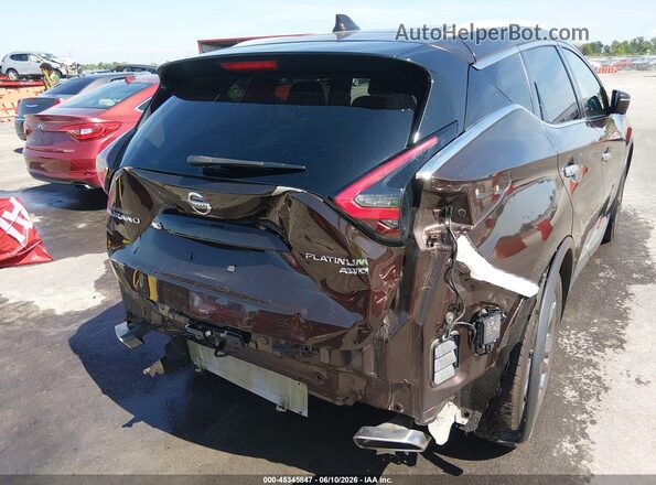 5N1AZ2MSXKN107141 2019 NISSAN MURANO Brown წინა ხედი