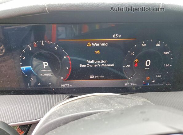 5N1AZ3BS3SC103114 2025 NISSAN MURANO Gray Widok zestawu wskaźników