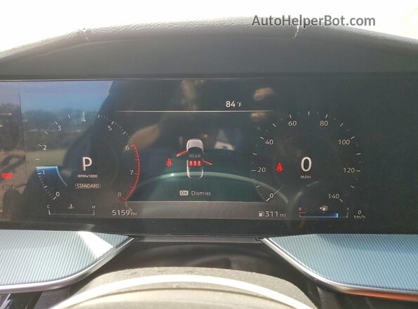 5N1AZ3CS6SC126711 2025 NISSAN MURANO White Vista del cuadro de instrumentos