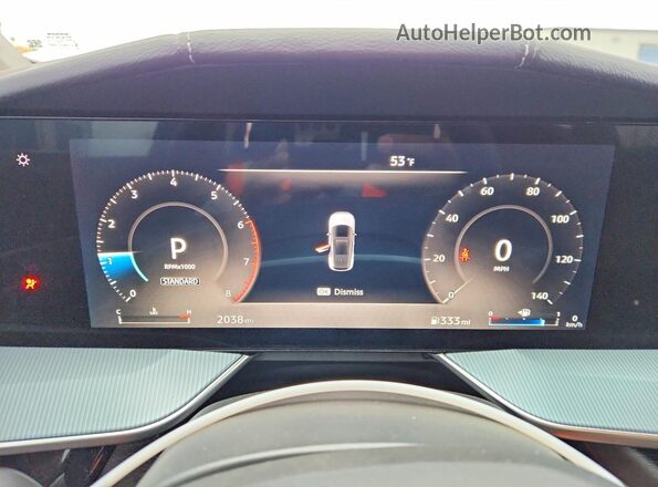 5N1AZ3DS7TC102045 2026 NISSAN MURANO Black Instrument cluster view
