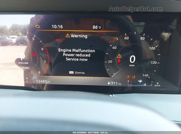 5N1AZ3DT6SC128109 2025 NISSAN MURANO Blue Widok tylnych siedzeń