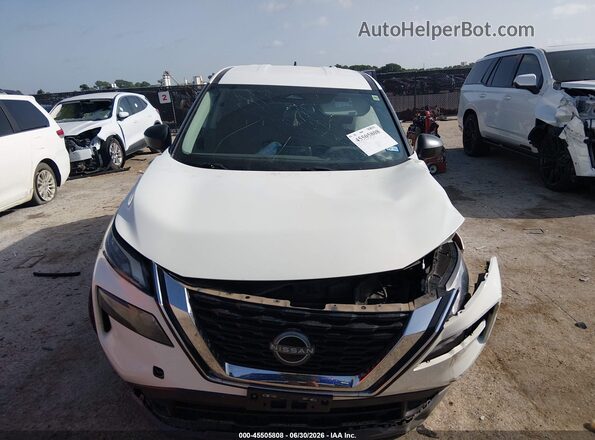 5N1BT3AA0NC705648 2022 NISSAN ROGUE White ხელსაწყოთა პანელის ხედი