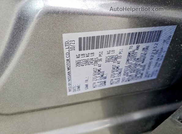 5N1BT3AA0PC922152 2023 NISSAN ROGUE Gray Սալոնի 360 աստիճան տեսք