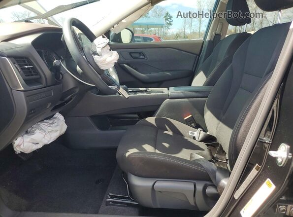5N1BT3AA2PC759875 2023 NISSAN ROGUE Черный Вид салона спереди