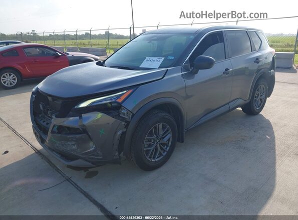 5N1BT3AA4NC672797 2022 NISSAN ROGUE Gray Front left
