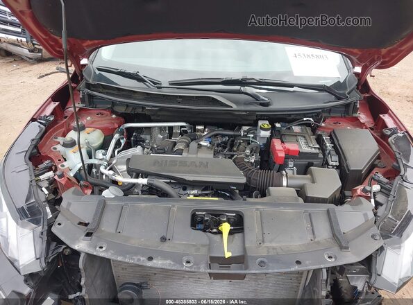 5N1BT3AA6SC764991 2025 NISSAN ROGUE Красный Вид сзади