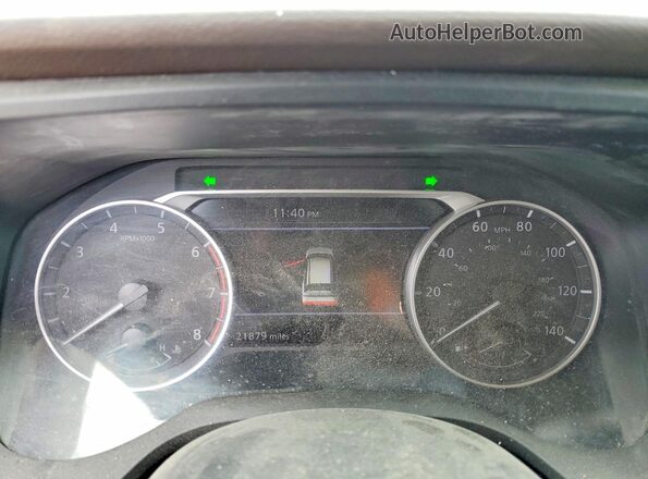 5N1BT3AA7PC810822 2023 NISSAN ROGUE Blue Widok zestawu wskaźników